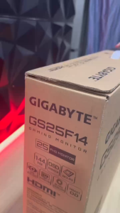 Màn Hình Máy Tính Gaming GIGABYTE GS25F14 (24.5"/ IPS/ FHD/ 144Hz/ HDMI/ DP) - Hàng Chính Hãng