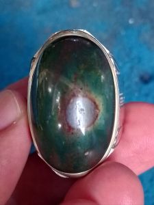 CINCIN BATU AKIK NOGOSUI MOTIF "MATA" ASLI ALAMI