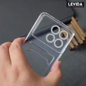 Poco X6 Pro 5G Card Case Clear / Slot Kartu Bening Case Poco X6 Pro 5G
