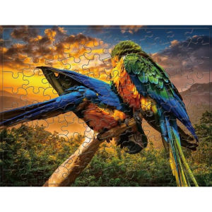 500/1000/1200/2000 Pieces Jigsaw Puzzle Assembling Picture Cartoon Animals Parrot Decompression Puzzles Toy Educational Gifts