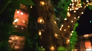 100L Solar christmas lights 12Meter LED 8 Lighting Modes Solar String Light Outdoor JVL