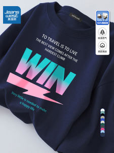 Áo Thun Cotton Tay Ngắn Nam Từ Jeanswest Thoáng Khí Phong Cách Mùa Hè Cổ Tròn In Họa Tiết Hoạt Hình Hoạt Hình