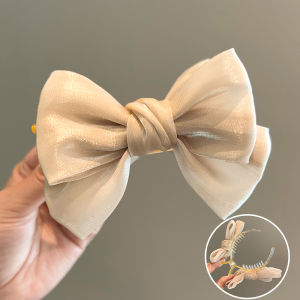 Childrens Bun Clip Bow Hair Clip