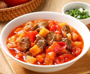 Tomato Beef Room Temperature Cooking Bun Convenient Instant Rice Cover 200gx4    番茄牛肉