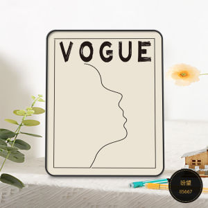 Vogue Italian Style Normcore Abstract Face Line Decoration Painting Retro Artsy Living Room Desktop Ornaments Bedroom Decoration Painting