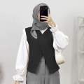 Nuna Vest / Vest Basic Wanita / Rompi Korea Style Wanita. 