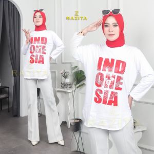Kaos Kemerdekaan Hut Ri Merah Putih Indonesia Combad Kekinian
