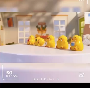 Miniatur Motif Multi Hewan Dakena Karakter Binatang Cake TopperFigure 3D Animal Duck Bebek Ornamen