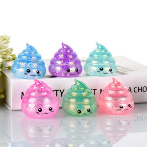 Fun Squishy maltose Poop Stress Ball blind box Glitter Funny Stretch Squeeze stress relief Toys Adults Fools Day Prank Gift