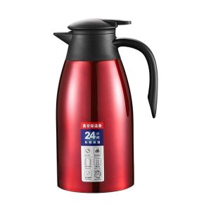 2L Thermal Coffee Bottle Stainless Steel Vacuum Flasks Office Hot Coffee Thermos Insulation Kettle Hot Water Thermos Pot