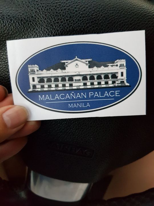 malacanang house sticker