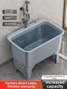 SHENFAN | Durable Square Mop Bucket with Drainage