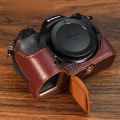 Genuine Leather Camera Bag Suitable for Nikon Z5/Z6/Z7/Z7II/Z62/Z30/Z50/ZFC/ZF/Z8 Protective Cover Photography Backpack. 