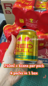Red Bull® GOLD【250mlX6Cans/ 250mlX24Cans】Energy Drink