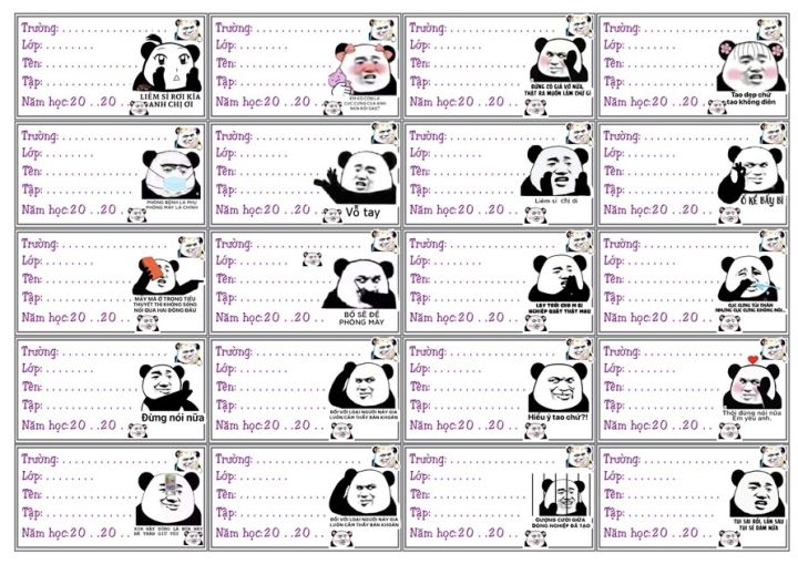 sticker gấu trúc baozou manhua meme (combo 10 - 50 cái,random hình) |  Shopee Việt Nam