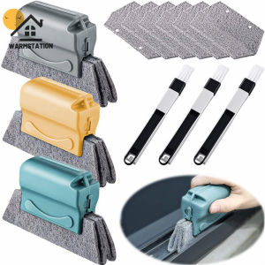 Sáng Tạo rãnh cửa sổ bàn chải làm sạch Với miếng đệm thay thế Cầm Tay Crevice Cleaner Công Cụ Cửa Sổ Theo Dõi Cửa Cleaner Khe Cắm Bàn Chải/rãnh cửa sổ Cửa Theo Dõi bàn chải làm sạch