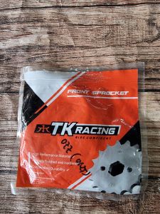 gear depan klx150 dtracker150 ukuran 520 tkracing vzm expedition