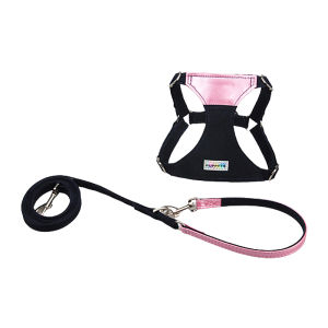 PuppyTie Patchwork Design Dog Harness And Leash Set Adjustable Puppy Chest Strap Luxury Lead Rope Comfortable For Small Medium Dogs Cats