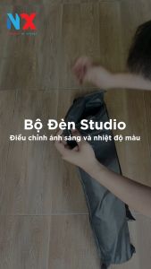 Bộ đèn studio điều chỉnh ánh sáng và nhiệt độ màu chụp ảnh quay phim Livestream chuyên nghiệp PARABOL - Softbox