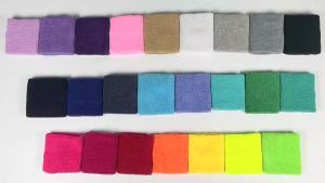 AOLIKES | AOLIKES 1PCS Wrist Sweatbands Tennis Wrist Bands Absorbent Sweatbands for Football Basketball Running Athletic Sports Tennis