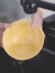 SEA JJT ชามบะหมี่กึ่งสำเร็จรูปฟางข้าวสาลี17ซม. ชามข้าวญี่ปุ่นทรงกลมชามซุปกันกระแทกใช้ในบ้านหอพักนักศึกษา