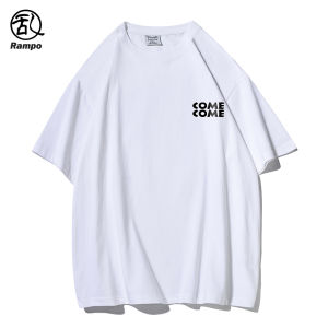 Loose Cotton T-Shirt Mens Short Sleeve Printed Casual Summer Fashion Breathable Couple Tops Pure Cotton Half Sleeve T-Shirt