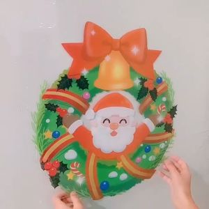 [50X70cm] Decal Hít Tĩnh Điện Trang Trí Noel - Noel nhiều màu nhiều mẫu đặc sắc QT807
