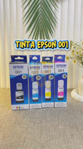 1 Set 4 Warna Tinta Epson 001 Refill 120ml Hitam 70ml Cyan Magenta Kuning untuk Printer Epson Seri L4150 L4160 L6160 L6170 L6190