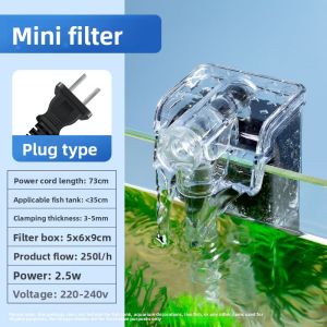 UBT | Mini Fish Tank Filter Water Circulation System USB Wall-Mounted Waterfall Aerator