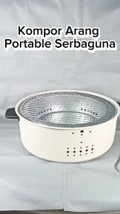 Kompor Piknik BBQ Kompor Panggangan Sate Hotpot 30cm