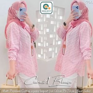 PROMO COD Blouse Elegant Cantik Kekinian Ready Berbagai Macam Warna Ciara1 blouse Tiamo Fashion Store