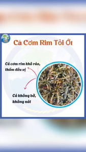 [200g] Cá Cơm Rim Tỏi Ớt Hương Vị Hấp Dẫn
