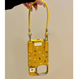 Sup&LV | Apple 16 Womens Phone Case Autumn Winter Small Sheepskin Unique Design Anti-Fall Hand Cord Soft Shell Protective Cover