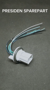 Socket - Soket Headlamp Lampu Depan LED Male Cowok Pin 8 Honda Vario 110 125 150 New PNP ORIGINAL