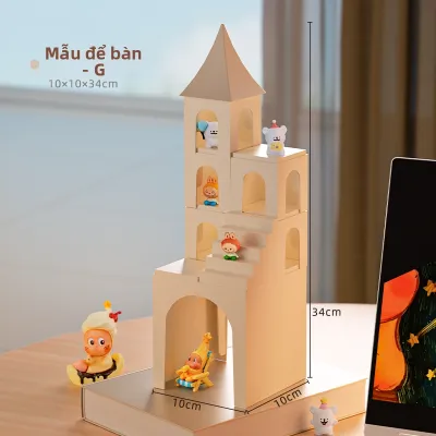 Kệ Trưng Bày Có Đèn Cho Hộp Mù & Tượng Nhỏ