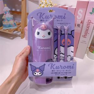 Kuromi My Melody Travel Kit Soft Bristle Toothbrush Portable Toothpaste Set Cute Bathroom Organizer For Girls Gift