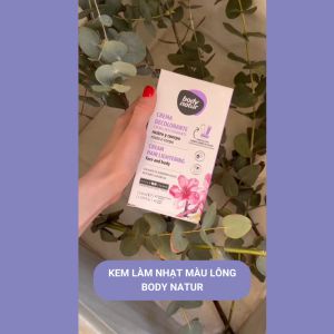 Kem làm nhạt màu lông Body Natur Cream Hair Lightening Face And Body 2x50ml
