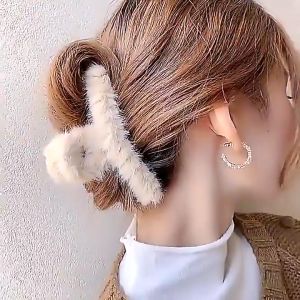 JEDAI RAMBUT BULU LEMBUT/ PENJEPIT RAMBUT MUDAH DIGUNAKAN AKSESORIS JEPIT RAMBUT KUAT LUCU RB011