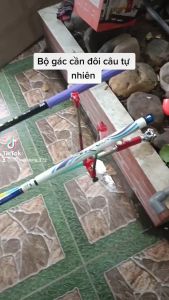 Bộ Ngoe Đôi Gác Cần Câu Cá Gác Đôi Đỡ 2 Cần Câu