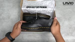 Sepatu Desain Gleen: Sepatu Oxford Leather Kulit Sapi Trendy