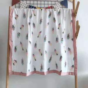 Muslin bamboo cotton thin type blanket 150*200cm