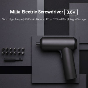 Xiaomi Electric Screwdriver Rechargeable Cordless Screwdriver 3.6V 5NM High Torque 12 Pieces S2 Bits Electric Screw Driver 电动螺丝刀