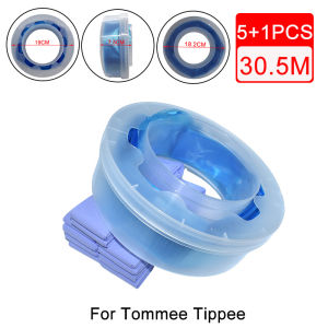 1/2/6/10Pcs Diaper Refill Bags For Tommee Tippee For Twist & click For Sangenic Diaper Pails Degradable Garbage Replacement Bag