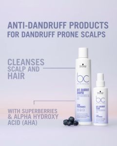 Schwarzkopf Professional Bonacure Anti-Dandruff Shampoo for Dandruff Prone Scalps 250ml