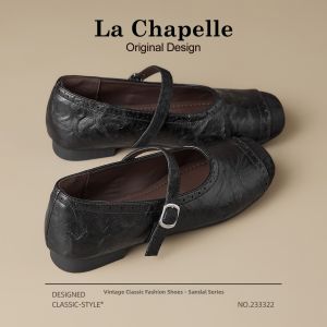 La Chapelle | Fashionable Dress Flat Shoes Black