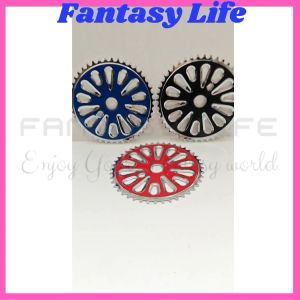 Fantasy Piringan gir piring gir 44t motif matahari model crank gir langsung sepeda BMX