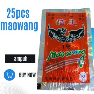 25pcs RACUN TIKUS MAO WANG ANTI TIKUS PEMBASMI TIKUS MAOWANG CUCI GUDANG SUPER MIURAH