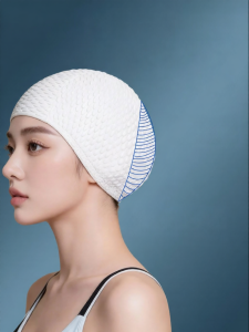 Chomolhari | Long Hair Suitable Large Size Waterproof Swim Cap Set