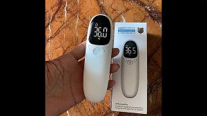 READY STOCK!!!High Quality Infrared Ear Thermometer Baby Child Adult LCD With Probe Cover Thermometer Telinga Bayi