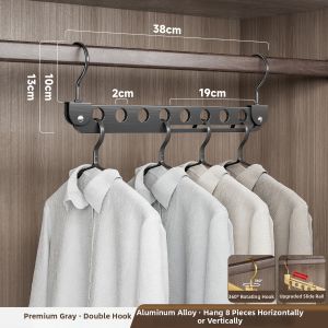 MINGZHI | Multifunctional Double-Hook Rotating Hanger